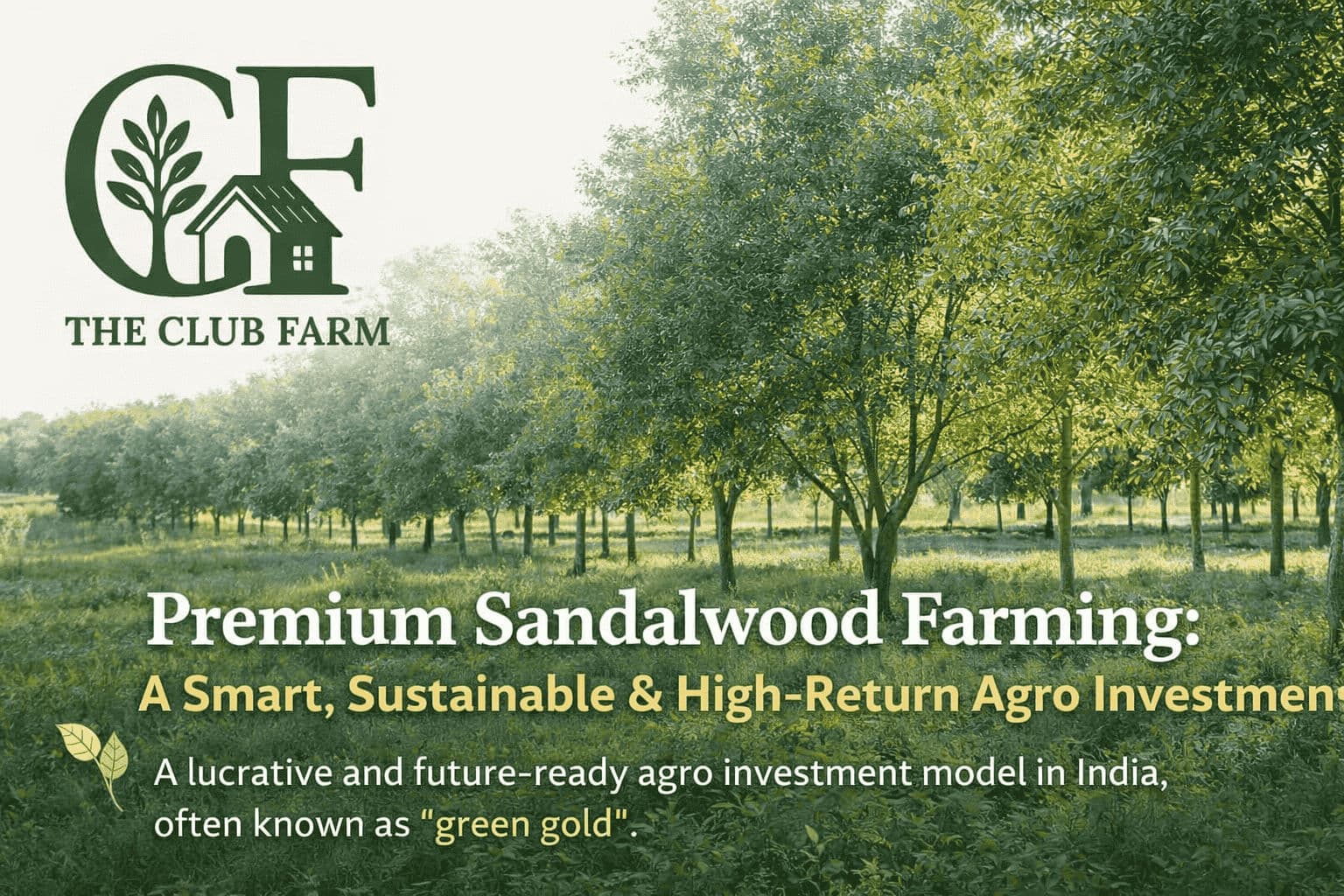 Premium Sandalwood Farming: Cost, Returns & Legal Guide (2026)